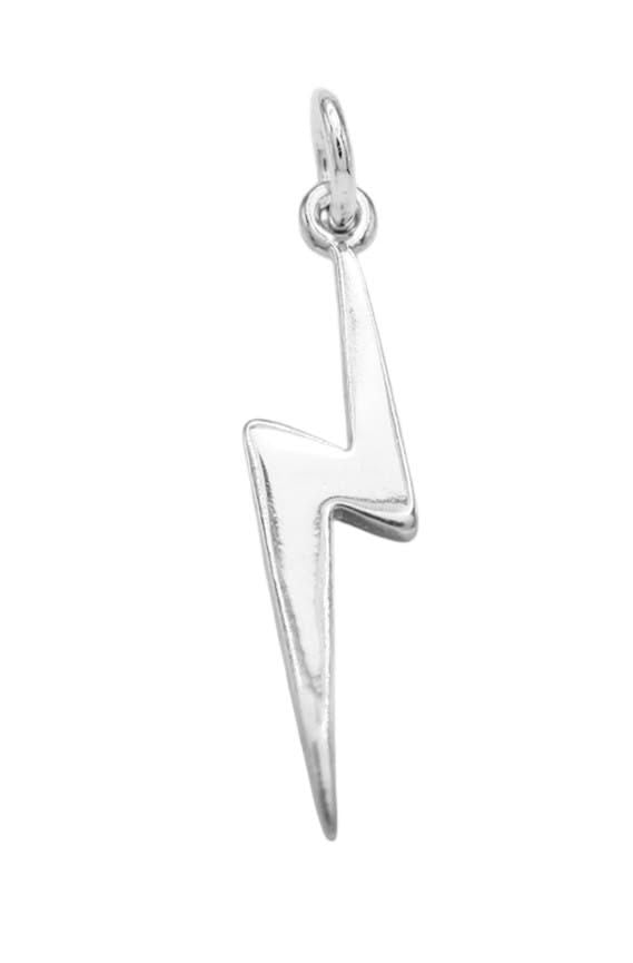 Silver Bolt Charm