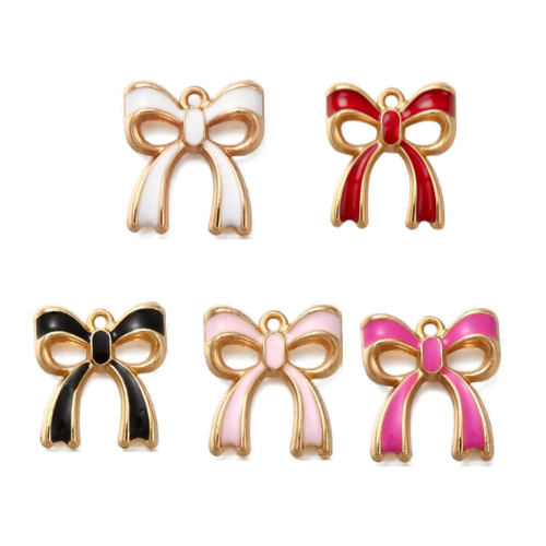 Enamel Bow Charm
