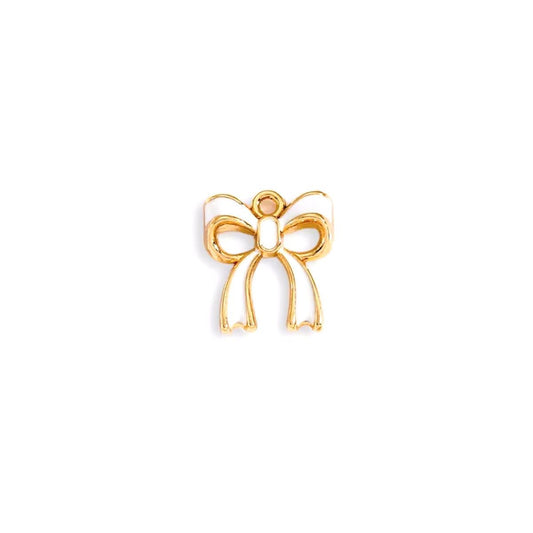 Enamel Bow Charm