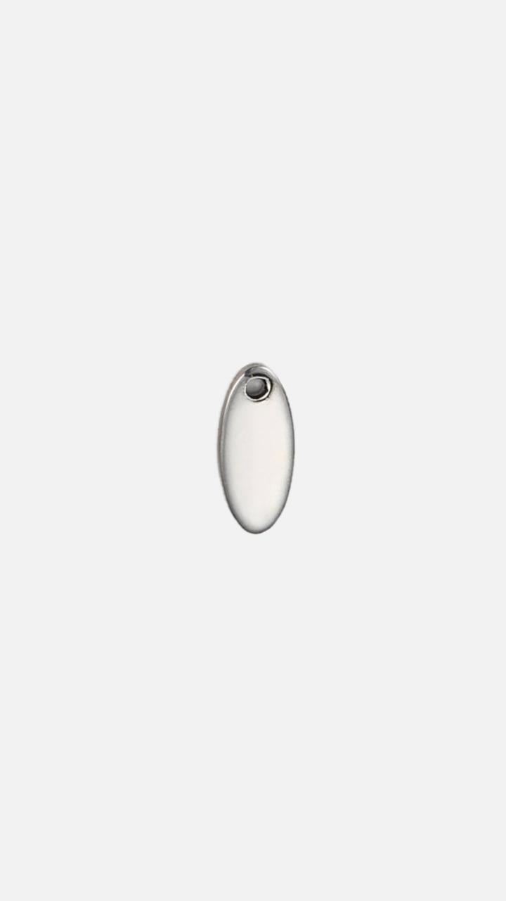 Oval Tag Charm